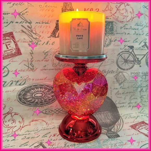 Bath & Body Works Bath Bath Body Works Glitter Heart Water Globe